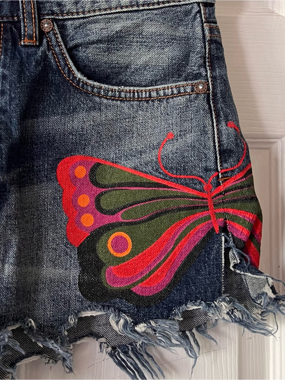 We The Free Fields of Sun Denim Shorts - Picture 3 of 7